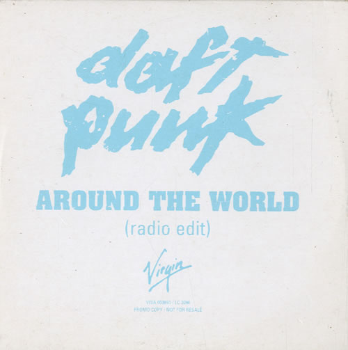 Daft Punk Around The World French Promo CD single (CD5 / 5
